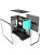 ������ Geometric Future Model 5 Black Blue / mid tower, E-ATX / 1AM5WKBB00100