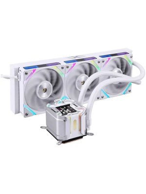 ������� �������� ���������� 1STPLAYER X-360E White / 3x120mm, ARGB, 7-segment display, 300W TDP / X-360E-WH