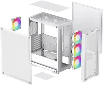 ������ ATX DeepCool CC560 Mesh V2, Midi-Tower, ��� ��, ����� CC560 MESH V2 WH