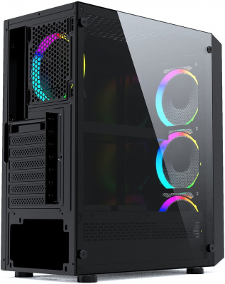 ������ Powercase Mistral Z4 Mesh LED Black (CMIZB-L4)