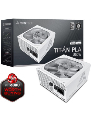 ���� ������� Montech TITAN PLA 850W / ATX 3.1, APFC, 80 PLUS Platinum, Japan caps, 135mm fan, full modular / TIX0124