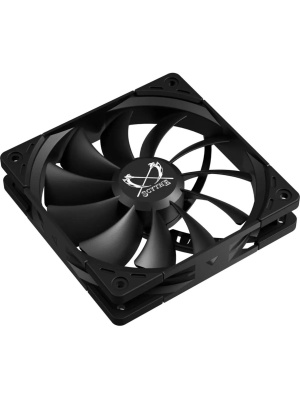 ����� ��� ������� Scythe Kaze Flex II 120 (120x120x26mm, 4-pin PWM, 90.28CFM, 36.2dBA, 2000RPM, Black)