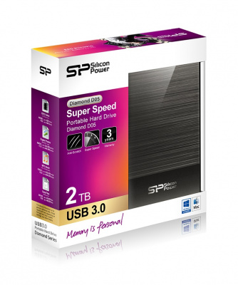������� ���� Silicon Power USB 3.0 2Tb SP020TBPHD05SS3K S05 Stream 2.5" ������