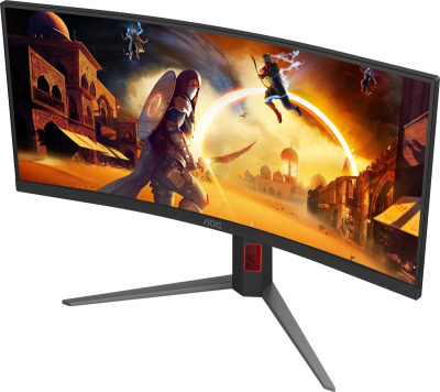 ������� AOC 34" Gaming CU34G4 34" 1500R, VA, UWQHD, 1ms, 180Hz, ������