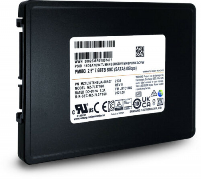 ������� ���� Samsung Enterprise SSD 7680GB MZ7L37T6HBLA-00A07