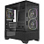 ������ Powercase Vision Micro M4B, Tempered Glass, Type-C, 3x 120mm ARGB PWM Fan, ������, mATX  (CVMM4B-A3)