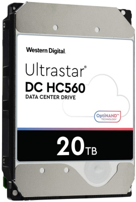 ������� ���� ��������� Western Digital 3.5" 20TB WD Ultrastar DC HC560 WUH722020BLE6L4 SATA 6Gb/s, 512 Mb, 7200 rpm 0F38785