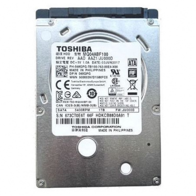   1Tb Toshiba MQ04ABF100 SATA-III (5400rpm) 128Mb 2.5"