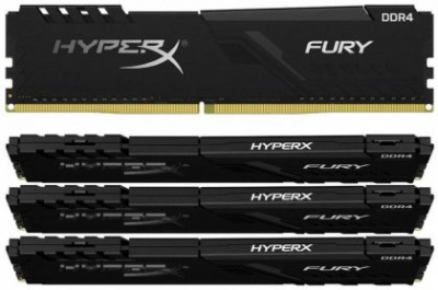   32Gb DDR4 3000MHz Kingston HyperX Fury (HX430C15FB3K4/32) (4x8Gb KIT)