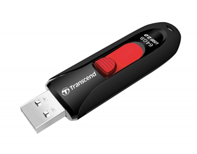 Transcend 64GB JetFlash 590, USB 2.0, ������/������� TS64GJF590K
