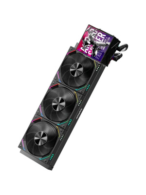 ������� �������� ���������� 1STPLAYER F.A.S.T. FT-360 Black / 3x120mm ARGB fans, 300W TDP, 3.95" LCD screen / FT-360-BK