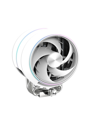 ����� ZALMAN ZET 5 WHITE, 5 HEAT PIPES, 4-PIN PWM, 600-2000 RPM, 30.4 DBA MAX, HYDRO BEARING, FULL SOCKET SUPPORT