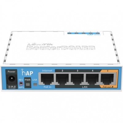 ������ MikroTik hAP RB951Ui-2nD 802.11n 2.4��� 22dBM 4xLAN USB