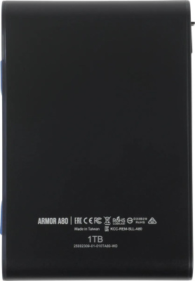 ������� ������� ���� 1Tb Silicon Power Armor A80 Black (SP010TBPHDA80S3K)