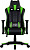 Игровое кресло Aerocool AC220 AIR-BG , черно-зеленое, с перфорацией, до 150 кг, размер, см (ШхГхВ) : 66х63х125/133.