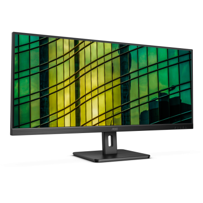������� 34" AOC U34E2M VA, 3440x1440 (21:9), 300��/�2, 100Hz, 4��, 178�/178�, Adaptive Sync, HDMI, DisplayPort, ������ (U34E2M)