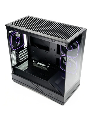 ������ Powercase GT3 ARGB, TG, Type-C, 3x 120�� ARGB PWM Fans, ������, mATX  (CMGT3B-A3)