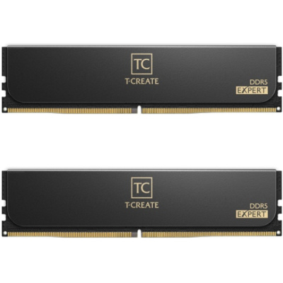 ������ ������ 32GB (2x16GB) TEAMGROUP T-Create Expert, 6400MHz, DDR5, CL32 (32-39-39-84) 1.35V / CTCED532G6400HC32ADC01 / Black