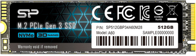 ������������� ���������� 512Gb SSD Silicon Power A60 (SP512GBP34A60M28)