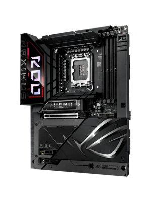 ����������� ����� ASUS ROG MAXIMUS Z890 HERO BTF, LGA1851, Z890, 4*DDR5, 4*SATA, 6*M.2, 8*USB 3.2, Type-C, 2*PCIx16, 1*PCIx1,  2*Thunderbolt 4, HDM, ATX; 90MB1KG0-M0EAY0