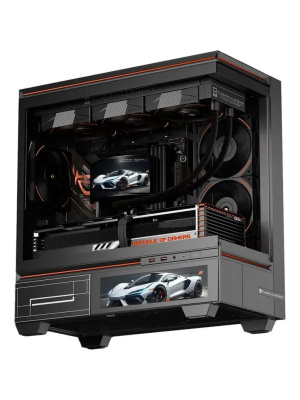 ������� �������� ���������� Thermalright Rainbow Vision 360 Turbo Soc-AM5/AM4/1200/1700/1851 ������ 4-pin 28.1dB Al LCD Ret (R-VISION-TURBO-360-BL-ARGB)