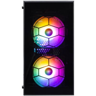������ 1STPLAYER FIREBASE X1 Black / mATX / 3x120mm LED fans / X1-BK-3F1