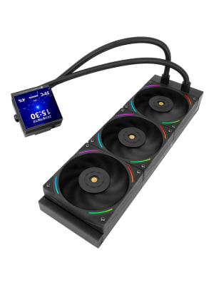 ������� �������� ���������� Thermalright Hyper Vision 360 ARGB Black / 3x120mm ARGB PWM Fans / TRHV360AB