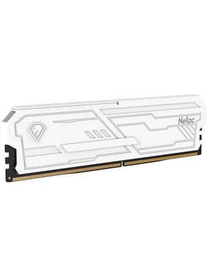 ����������� ������ Netac DDR4 Shadow III White 16Gb (Kit of 2x8Gb), 3200Mhz, [NTSHD4P32DP-16W] CL16, � ����������