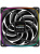 ���������� Geometric Future Squama 2503B-14 Single Pack / 140mm, PWM, 2400 RPM, 91.15 CFM, 34.0 dBA, 5V ARGB, Black / 1F2503B114000