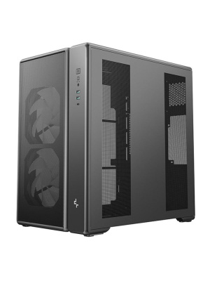 ������ Deepcool CG590 MESH 2F, TG (aquarium), 2x120mm ARGB Fan, mini-ITX, mATX, ATX, ������