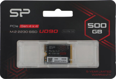 ���������� SSD Silicon Power PCIe 4.0 x4 500GB SP500GBP44UD9007 M-Series UD90 M.2 2280