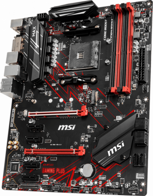   MSI B450 GAMING PLUS MAX Soc-AM4 AMD B450 4xDDR4 ATX AC`97 8ch(7.1) GbLAN RAID+DVI+HDMI