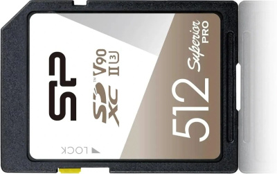 ���� ����� SDXC 512GB Silicon Power SP512GBSDXJA2V10 Superior Pro w/o adapter