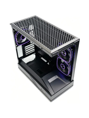 ������ Powercase GT3 ARGB, TG, Type-C, 3x 120�� ARGB PWM Fans, ������, mATX  (CMGT3B-A3)