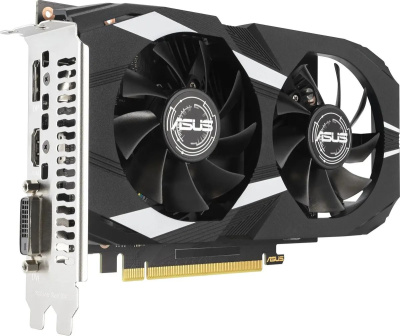 ���������� Asus PCI-E 4.0 DUAL-RTX3050-O6G NVIDIA GeForce RTX 3050 6Gb 128bit GDDR6 1822/14000 HDMIx1 DPx3 HDCP Ret