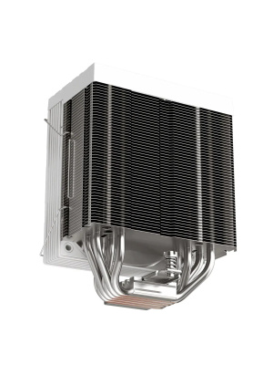 ����� 1STPLAYER FROST BITE FB12-5 White / 5HPx6mm, single tower, 220W TDP, 1x120mm fan, 800-2300 RPM, 70.15 CFM, 34.8 dBA / FB12-5-WH