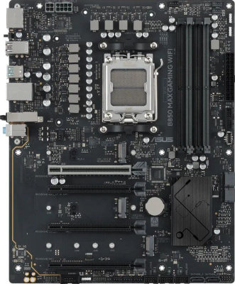 ����������� ����� ASUS B850 MAX GAMING WIFI, SocketAM5, AMD B850, ATX, Ret