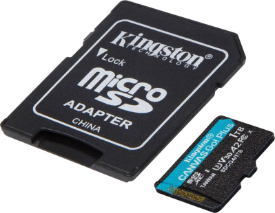 ���� ����� microSDXC 1TB Kingston SDCG4/1TB Canvas Go! Plus + adapter