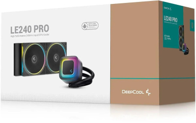 ������� �������� ���������� Deepcool LE240 PRO ARGB, 4-pin, 120��, ������, retail(R-LE240PRO-BKAMMC-G-1)