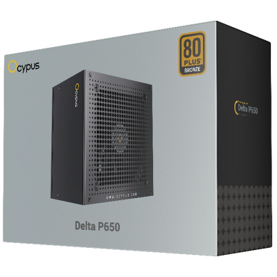 ���� ������� PSU Ocypus Delta P650 650W / APFC / JP capasitors / 80+ Bronze Delta-P650-B1FDBK024X-EU