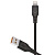 Кабель USB (m)-Lightning (m) GoPower GP01L (00-00018568) 1.0 м 2.4A ПВХ черный (1/800)