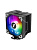����� 1STPLAYER PS130 Black / 2HPx6mm + 2HPx8mm, 220W TDP, single tower, 1x130mm ARGB fan, 500-1600 RPM, 78 CFM, 32.3 dBA / PS130-BK