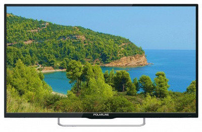 ��-��������� Polarline ��������� 43", ���������� Full HD (1920x1080), 50 ��, ��������� DVB-T2, 3xHDMI, 2xUSB
