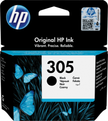 �������� �������� HP 305 3YM61AE black (120���.) (17.9��) ��� HP DJ 2320/2710/2720) (3YM61AE)