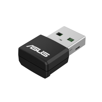 ������� Asus USB-AX55 NANO // WI-FI 802.11ax/ac/a/g/n, 400 + 867 Mbps USB 3.0 Adapter + 2 antenna ; 90IG06X0-MO0B00