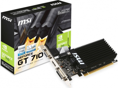 ���������� nVidia GeForce GT710 MSI PCI-E 2048Mb (GT 710 2GD3H LP)