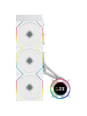 ������� �������� ���������� Lian-Li HydroShift II LCD-C 360TL ARGB Soc-AM5/AM4/1700/1851 ����� 4-pin 33dB Al+Cu LCD Ret (G89.GHS2LCD36TW.R0)