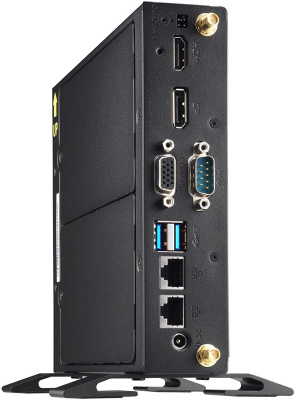  Shuttle Intel Celeron J4205U, 1800 , DDR-4,  HDD, 2x1000 /, Wi-Fi, Bluetooth, USB 3.1, D-Sub, HDMI, DisplayPort, COM,  ,  (DS10U)