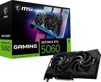 ���������� MSI NVIDIA GeForce RTX 5060 OC 8GB Gaming, GDDR7, OC, Ret (RTX 5060 8G GAMING OC V1)