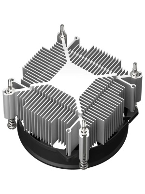 ����� ��� ���������� PCCooler R95S-I (95W, 4-pin PWM, 60mm, Al, -mm, 1x92mm, 36.2CFM, 31.1dBA, 2600RPM, S: 1851/1700/1200/115X, black)